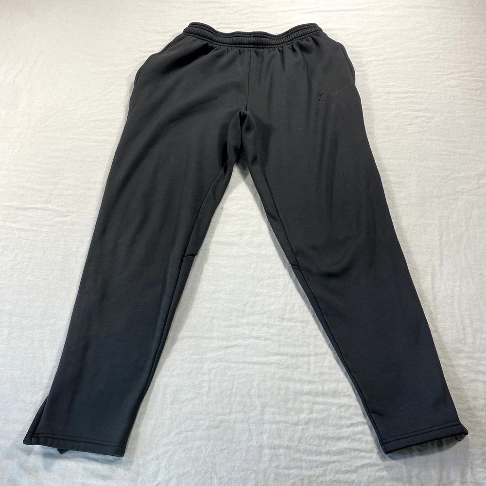 Nike Pants Womens Medium Black Sweat Joggers Tapered Gym Running Ladies
